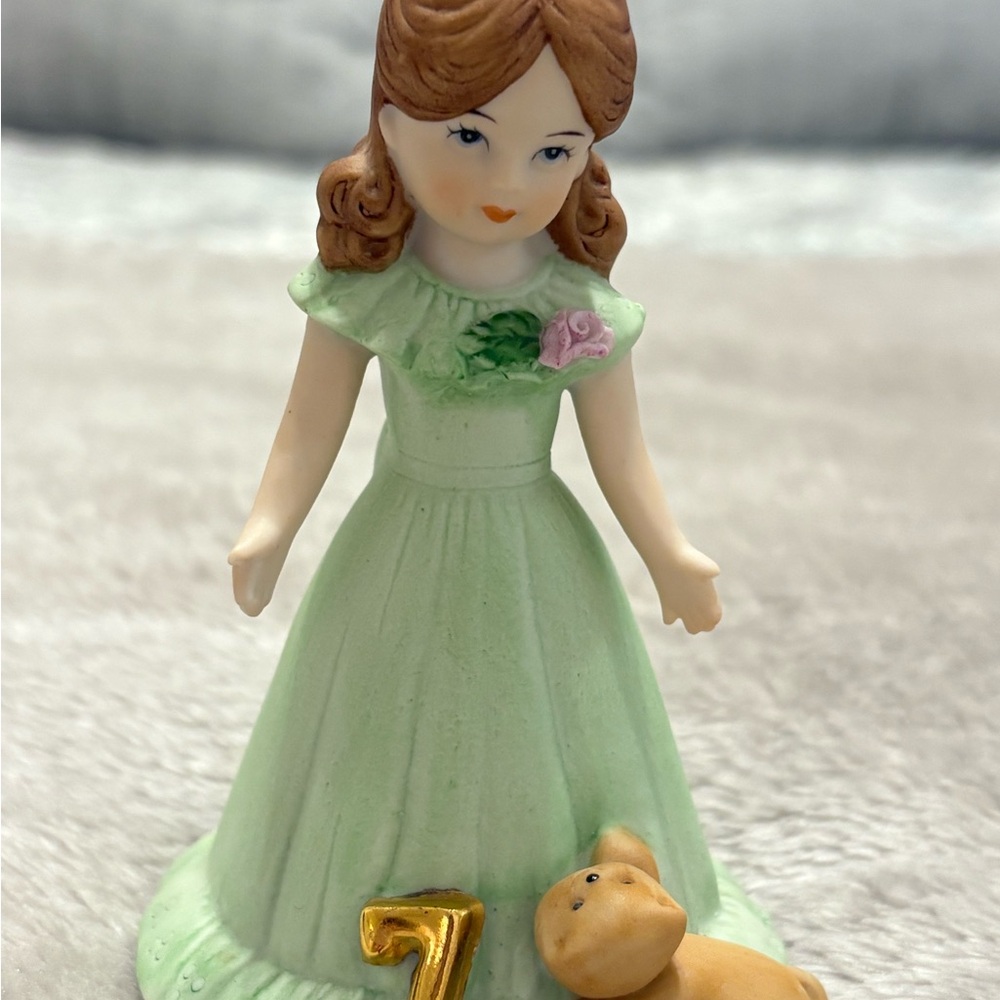 Enesco Collectible Age 7 Birthday Girl